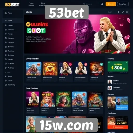Interface do site 53bet recebe atualização significativa